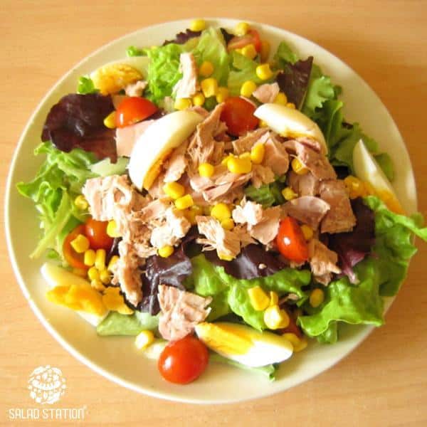 Salad trộn sốt cá ngừ