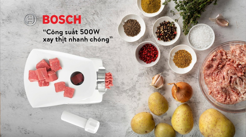 Máy xay thịt Bosch MFW3520W