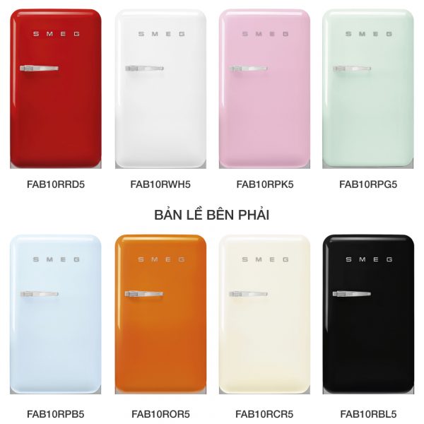 tu lanh smeg fab10rrd5 red 122l 1