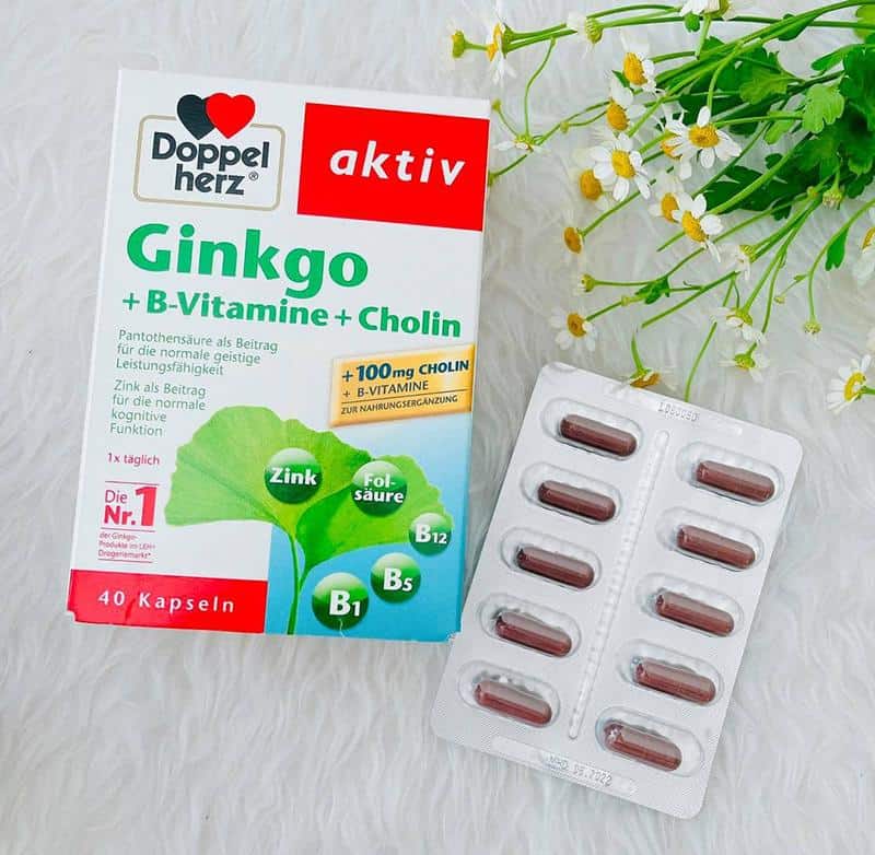 Thuốc Bổ Vitamin B + Cholin Ginkgo - 40 Viên