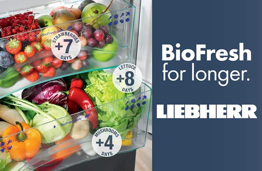 tủ lạnh công nghệ Biofresh thương hiệu Liebherr