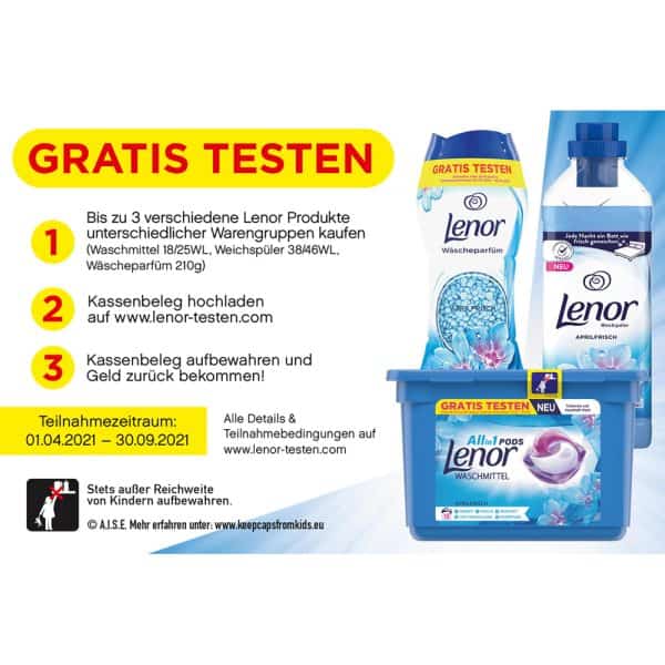 Nước Giặt Quần Áo Dm All-in-1 Lenor Sensitiv Waschmittel