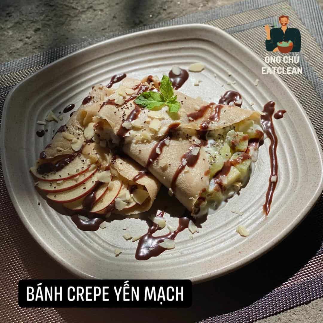 Banh crepe yen mach eat clean