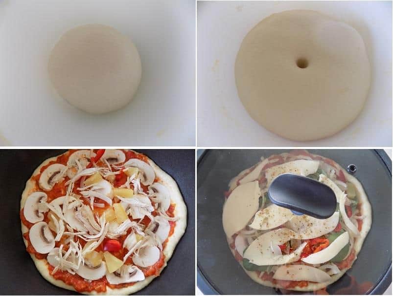 Cách làm Pizza tại nhà bằng chảo cực ngon 