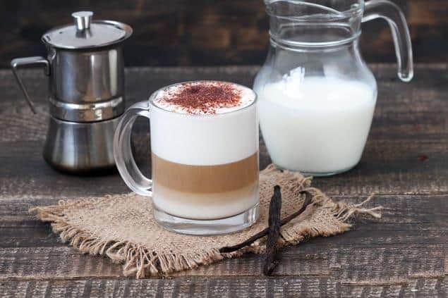 Công thức pha cà phê Latte Vani