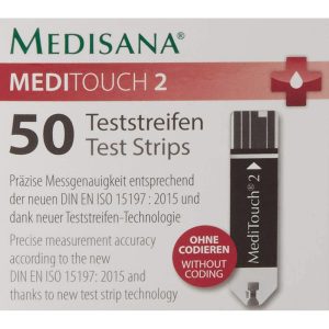 Que Thử Đường Huyết Medisana 79038 MediTouch 2 - Hộp 50 Que Test