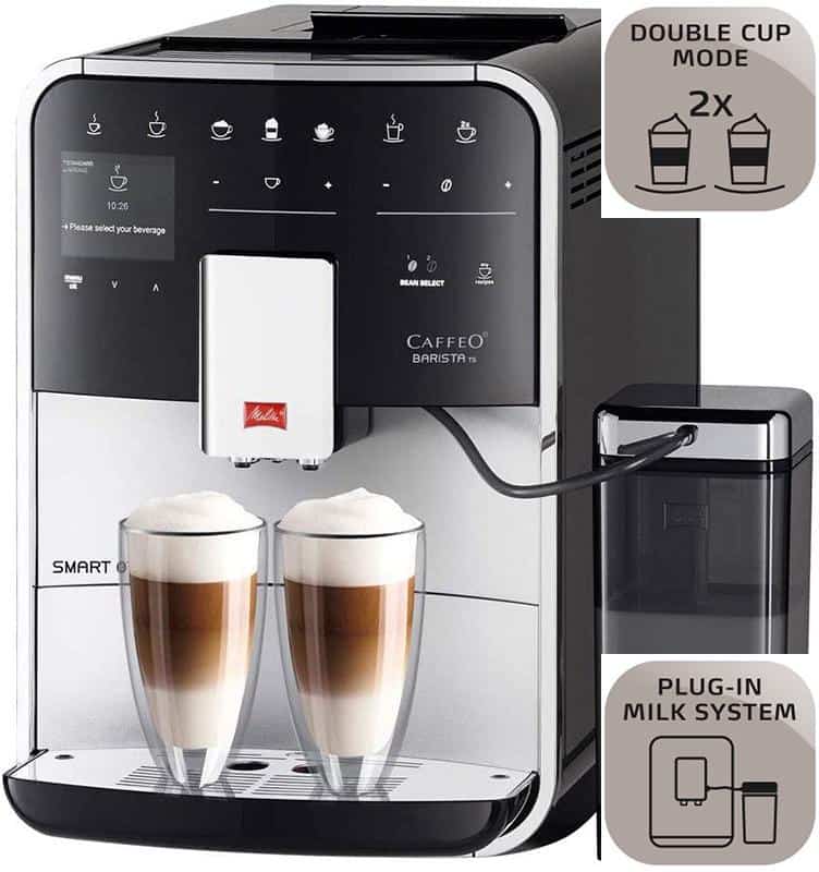 Máy pha cà phê Melitta Barista TS Smart-Silver