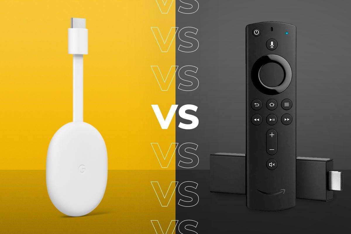 Google Chromecast 3 và amazon fire stick 4k