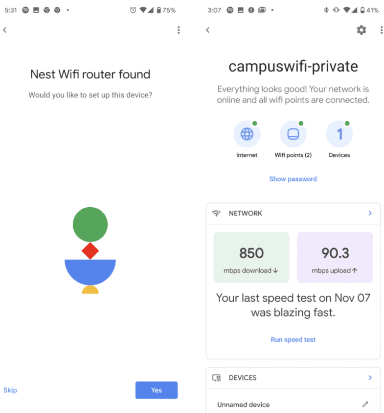 Thiết lập Google Nest Wifi