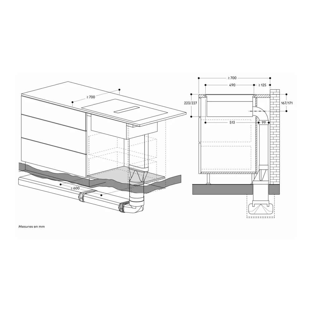 bep-tu-hut-mui-gaggenau-cv282111-22 Bếp từ kèm hút mùi Gaggenau CV282111 series 200 7400 W