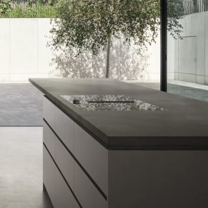 Bếp từ kèm hút mùi Gaggenau CV282111 series 200 7400 W 6 bep tu hut mui gaggenau cv282111 5