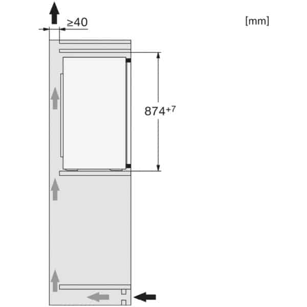 Tủ Lạnh Âm Tủ Miele K 7104 E