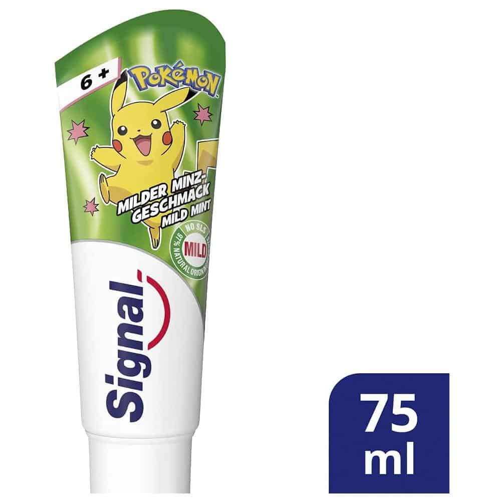 Kem Đánh Răng Signal Milder Minz Geschmac Pokémon 6+