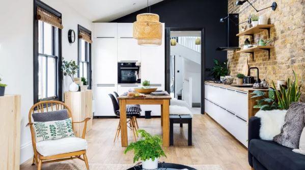 Phân vùng nhà bếp và không gian sống của bạn