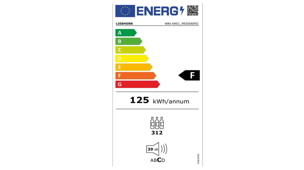 Kích thước lắp đặt của tủ bảo quản rượu vang Liebherr WKt 6451 GrandCru