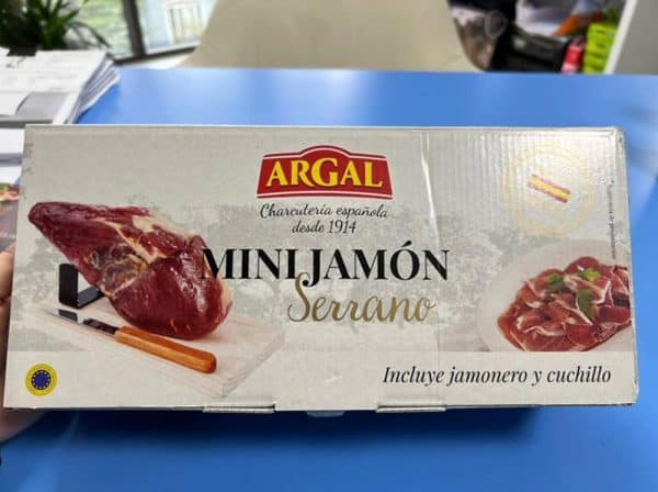 Đùi Heo Muối Argal Mini Jamón Serrano 1kg