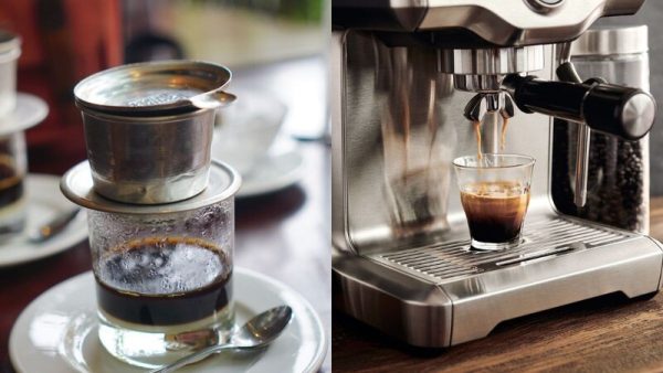 Cà phê pha phin hay pha máy ngon hơn?