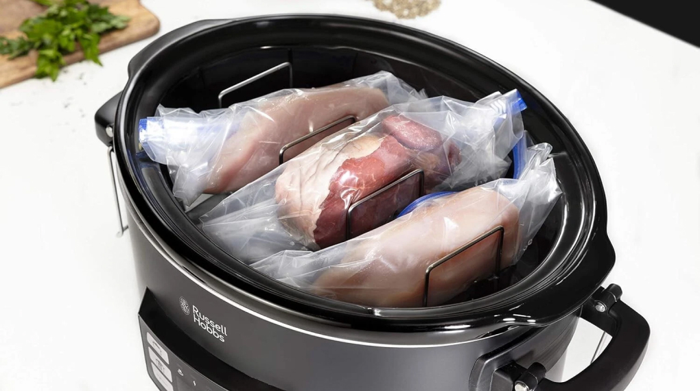 Nồi nấu chậm Sous vide Russell Hobbs 6,5 lít 25630-56 3in1 - Hẹn giờ nấu 1-12 giờ Nồi nấu chậm Sous vide Russell Hobbs 6,5 lít 25630-56 3in1