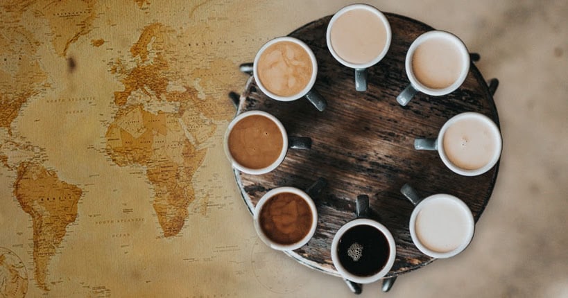 Vòng quanh thế giới qua 19 tách cà phê
