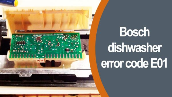 Lỗi E01 trên máy rửa bát Bosch thường là dấu hiệu cho thấy bảng điện bị lỗi