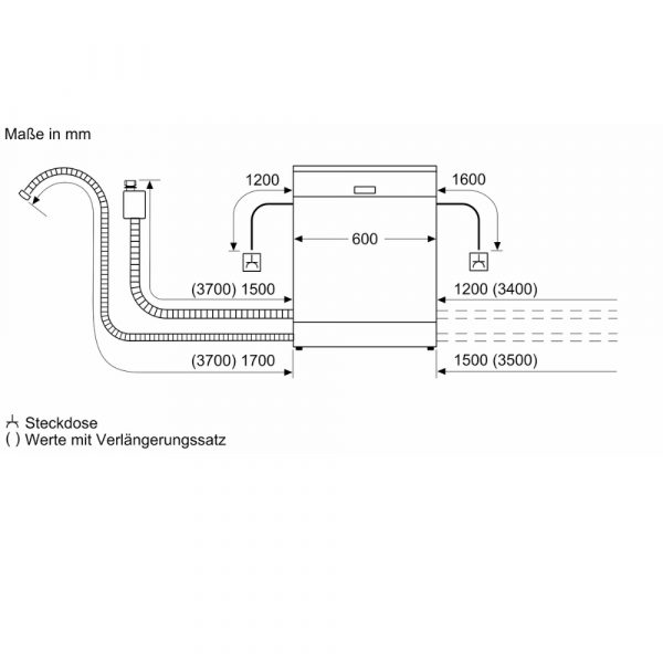 Máy Rửa Bát Độc Lập Bosch SMS6ECW07E Serie 6