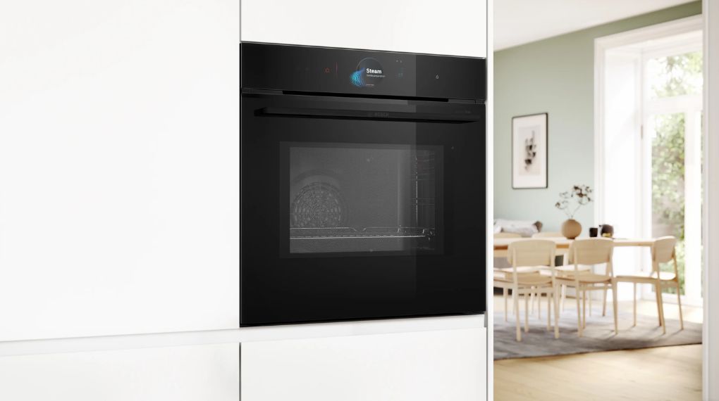 Lò nướng kèm vi sóng và bơm hơi nước Bosch HNG978QB1 Serie 8 âm tủ 18 Thiết kế lò nướng kèm hấp vi sóng Bosch HNG978QB1 Series 8 âm tủ