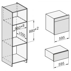 lo nuong kem hap miele dgc 7860 hcx pro am tu 20