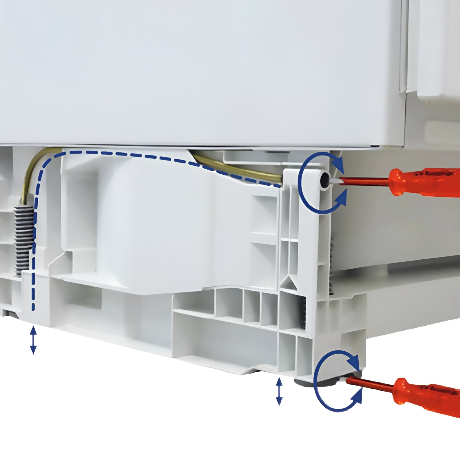 VarioBase - Điều chỉnh độ cao và sâu của tủ lạnh Liebherr SUIKo1550