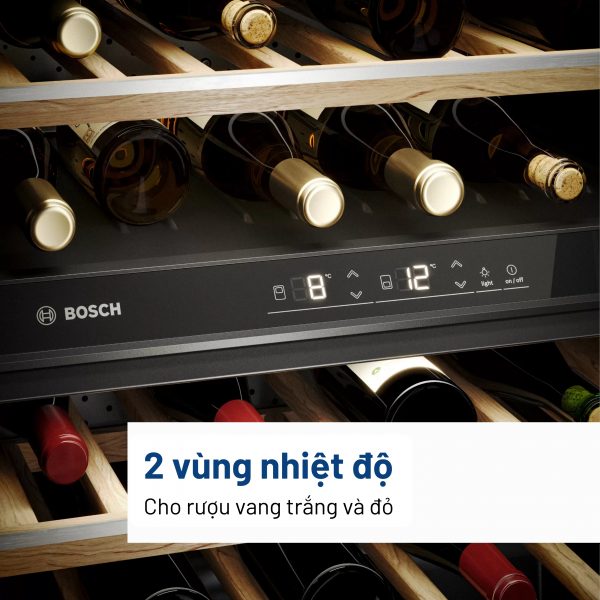 Tủ Bảo Quản Rượu Vang Bosch KUW12AHG0