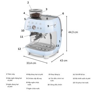 Máy Pha Cà Phê SMEG EGF03