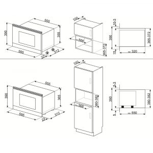 Lo vi song kem nuong SMEG Cortina MP722PO 3