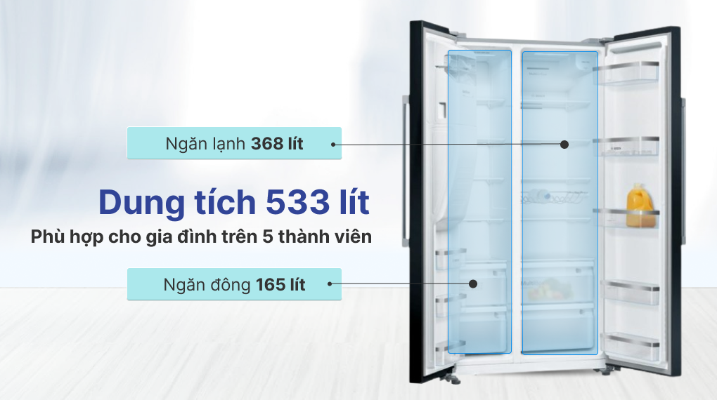 tu lanh side by side bosch kad93abep 04