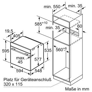 Lò nướng kèm hấp Bosch HSG7361B1