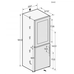 Tu dong ket hop tu ruou 287 lit Miele KWNS 4784 DE 12