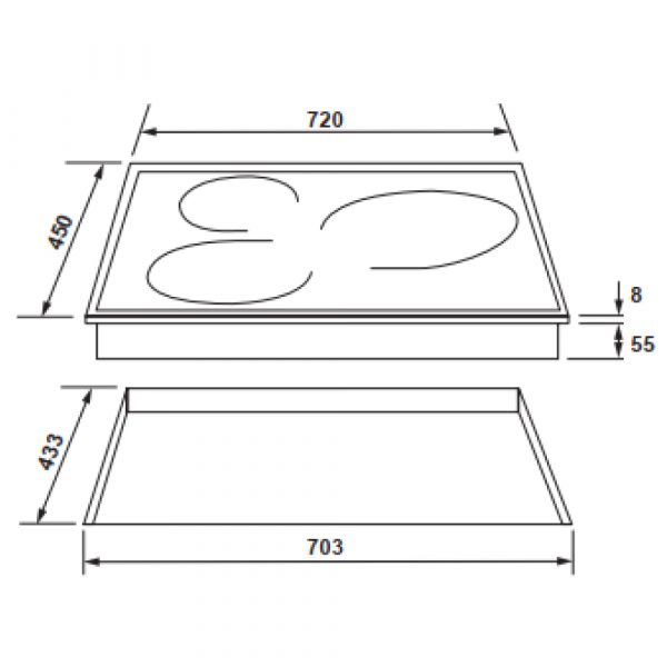 bep tu hong ngoai rosieres pmi732n 6100w 6