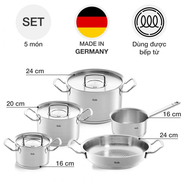 bo noi 5 mon fissler original profi collection 084 388 05 001 14
