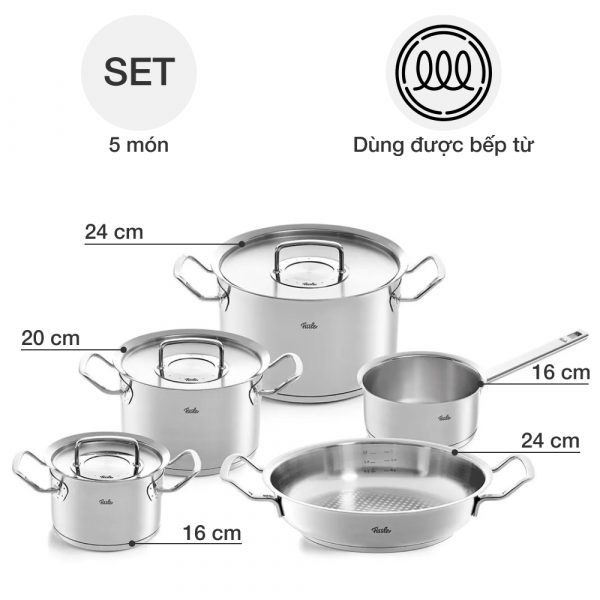 bo noi 5 mon fissler original profi collection 084 388 05 002