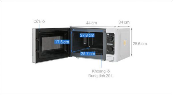 Lò vi sóng âm tủ dung tích nhỏ (dưới 20 lít)