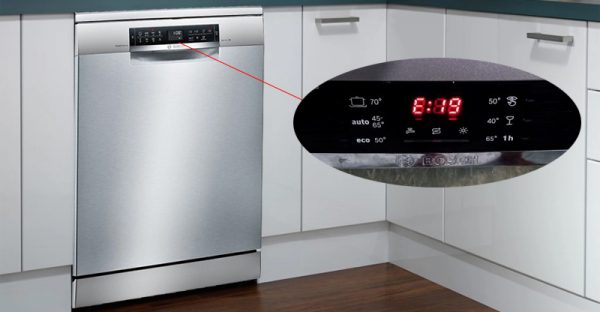 lỗi e19 máy rửa bát bosch