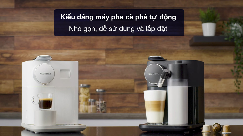 Máy pha cà phê viên nén De’Longhi EN640 NESPRESSO Gran Lattissima - Kiểu dáng hiện đại, nhỏ gọn