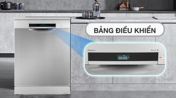 Máy rửa chén Bosch thiết kế sang trọng, dễ sử dụng