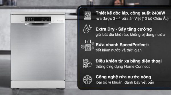 Máy rửa chén Bosch Series 6 SMS6ECI93E