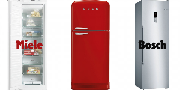 So sánh tủ đông Miele với Bosch và Smeg