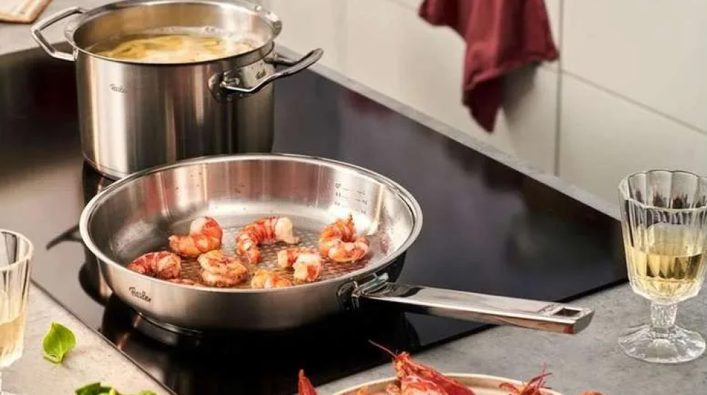 Chảo inox Fissler 086-374-24-100/0 Pure - Tiện ích chao inox fissler 084 378 24 100 0 13