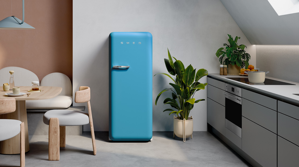 Tủ lạnh Smeg Inverter 270 lít FAB28 màu trơn