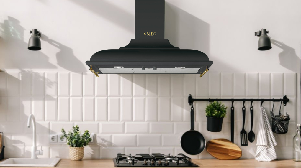 Máy hút mùi áp tường Smeg Cortina KC19