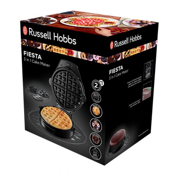 may lam banh waffle va donut 3 trong 1 russell hobbs 24620 56 fiesta 07