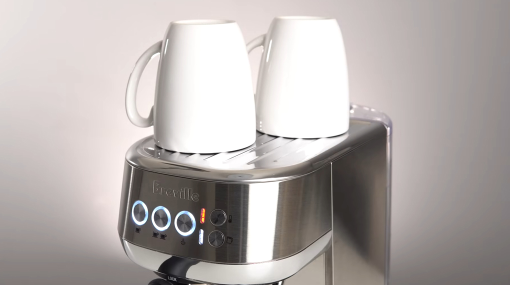 Máy pha cafe bán tự động Breville BES500 the Bambino™ Plus - Kệ úp tách ly phía trên