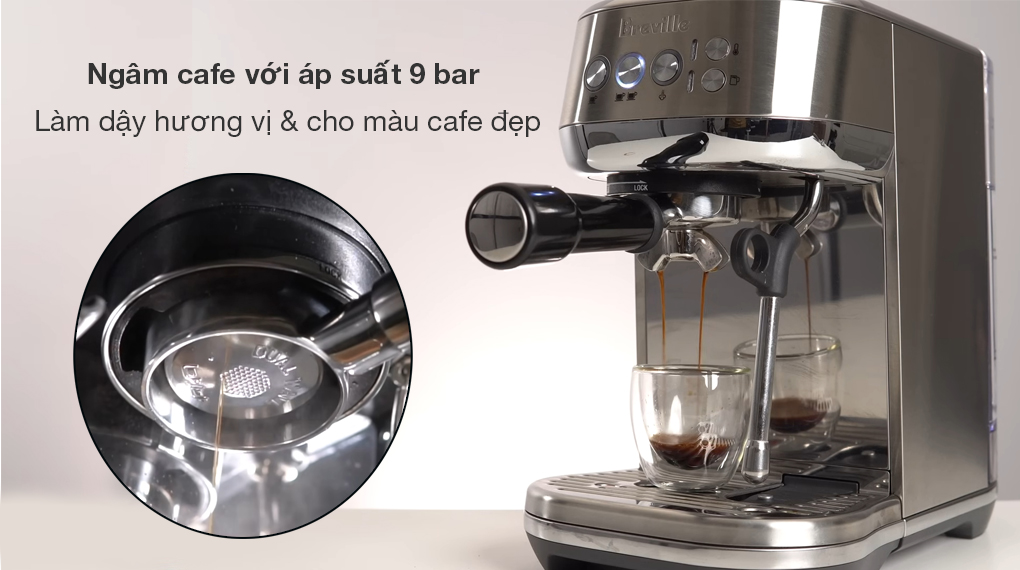 Máy pha cafe bán tự động Breville BES500 the Bambino™ Plus - Hiệu quả hoạt động