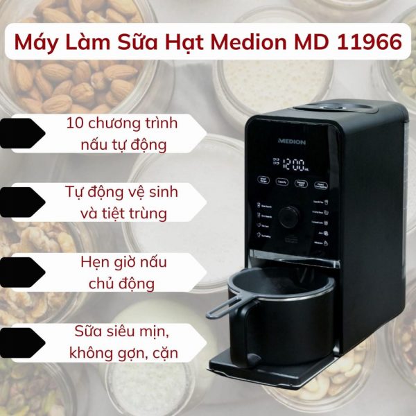 Máy Làm Sữa Hạt Medion MD 11966